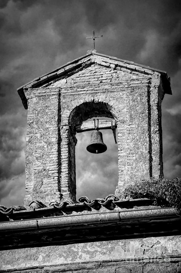 The Day The Bell Stopped Ringing Bw Photograph