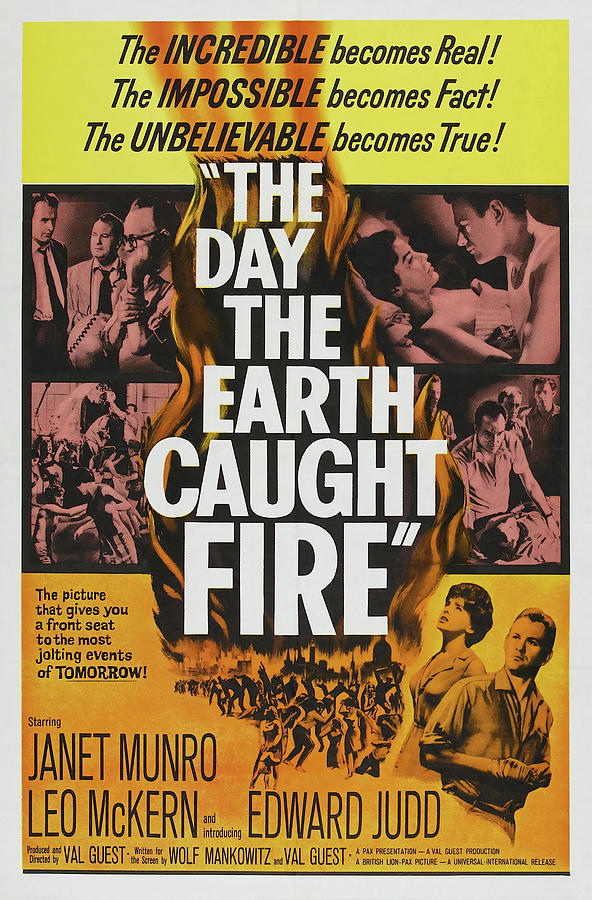 THE DAY THE EARTH CAUGHT FIRE -1961-, directed by VAL GUEST. Photograph by Album