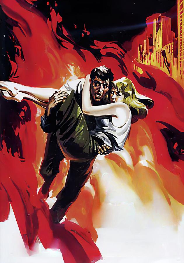 Vintage Painting - The Day the Earth Caught Fire, 1961, movie poster painting by Movie World Posters