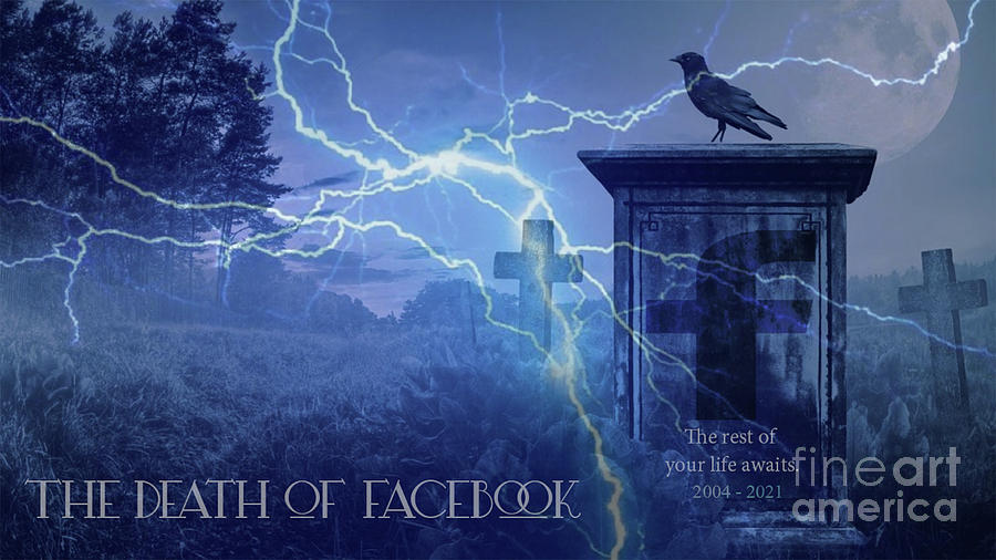 The Death of Facebook - 2023 Photograph by Doc Braham