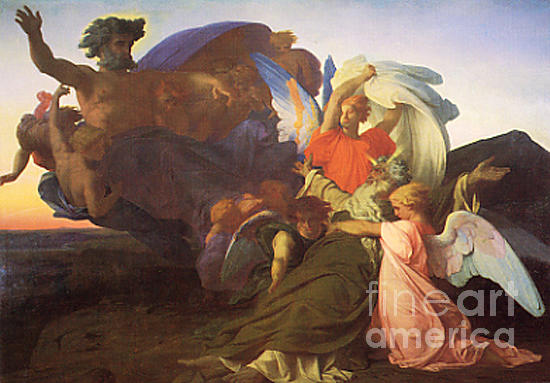 Alexandre Cabanel Painting - The Death of Moses by Alexandre Cabanel