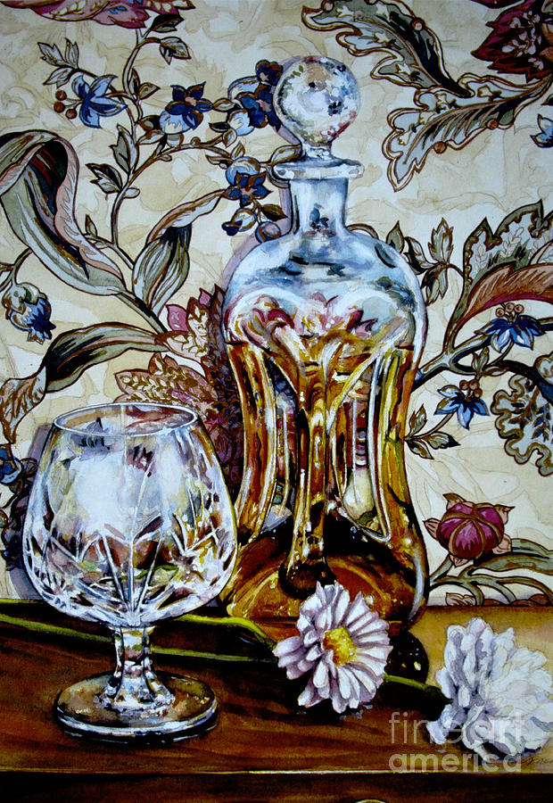 The Decanter Painting by Misha Ambrosia - Fine Art America