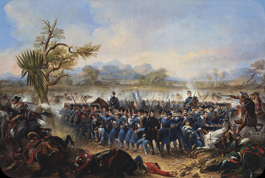 The Decisive Battle For Los Angeles Painting By James Walker