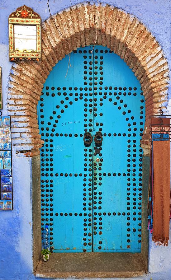 The Decorated Door Photograph by Andrea Whitaker