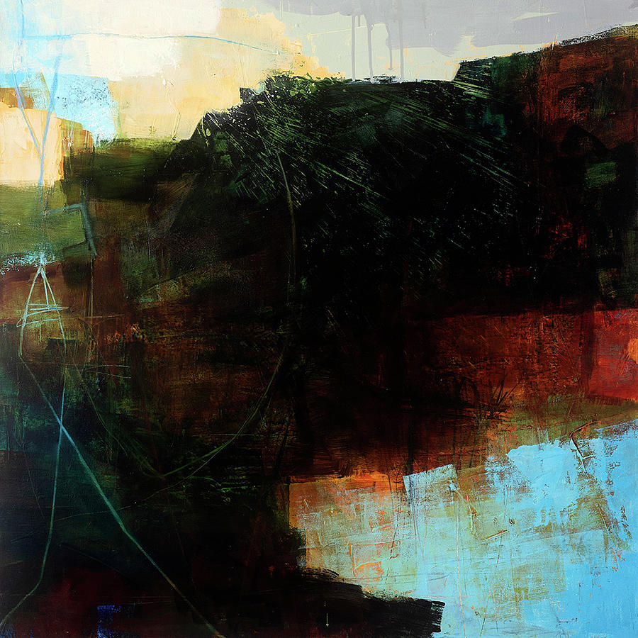 The Deep End #4 Painting by Jane Davies