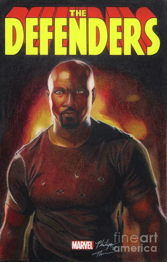 The Defenders #1 Drawing by Philippe Thomas