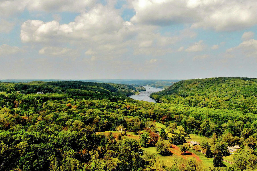 The Delaware River Valley Digital Art by Val Arie