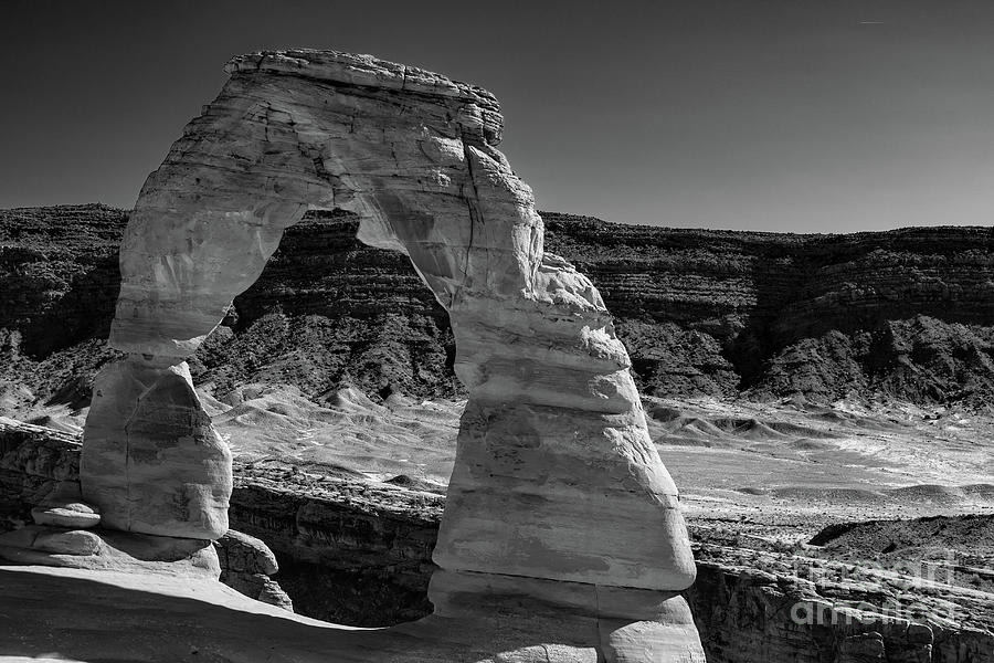 The Delicate Arch III - Blank and White Photograph by Bob Martin - Fine ...