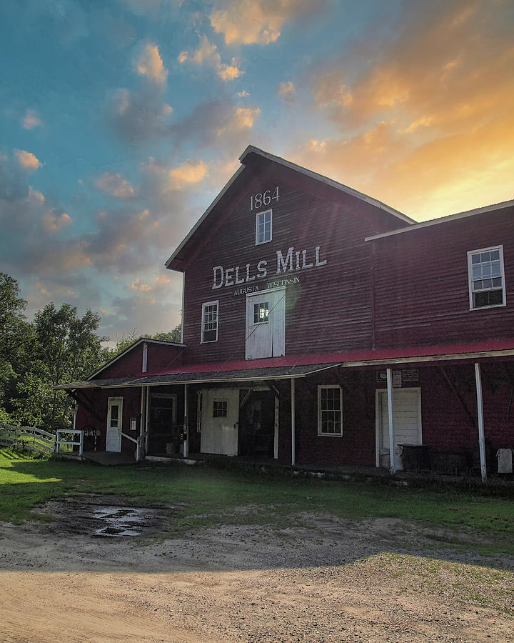 The Dells Mill and Museum Photograph by Scott Olsen