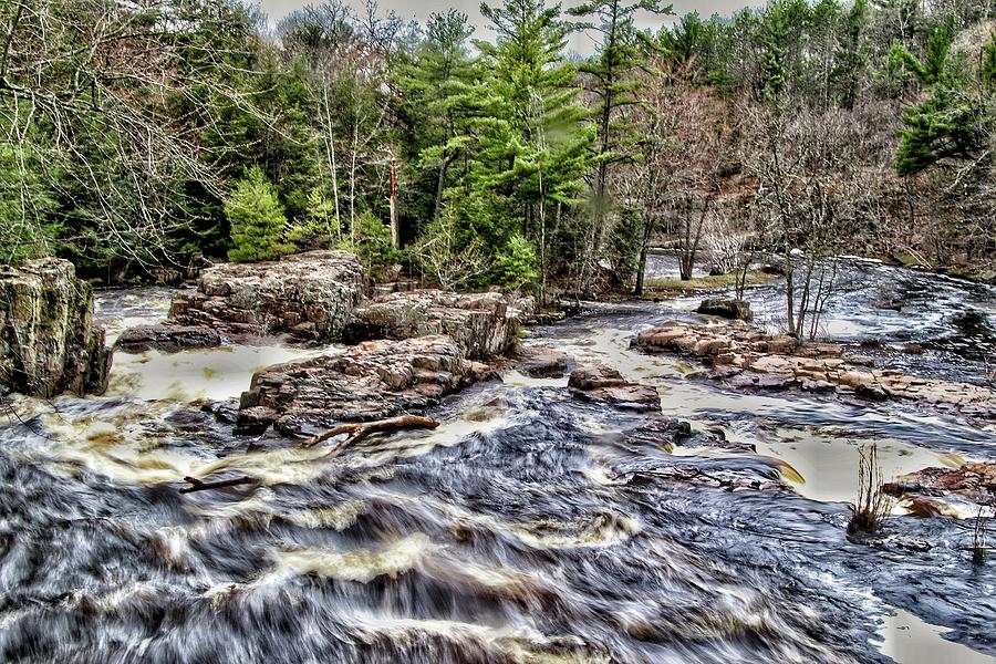 The Dells of the Eau Claire River 1 Photograph by Dave Jonasen