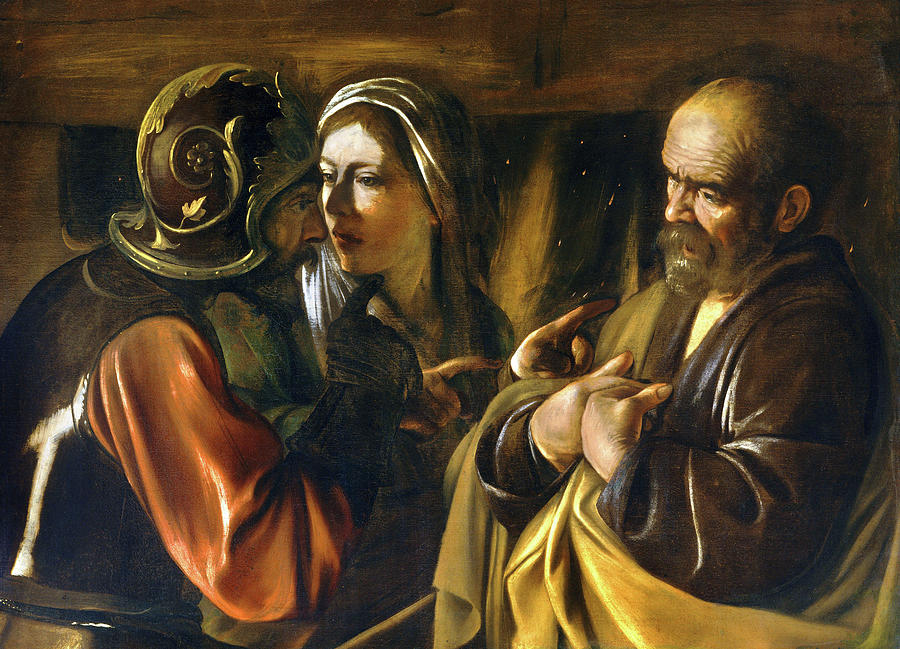 The Denial of Saint Peter Painting by Long Shot