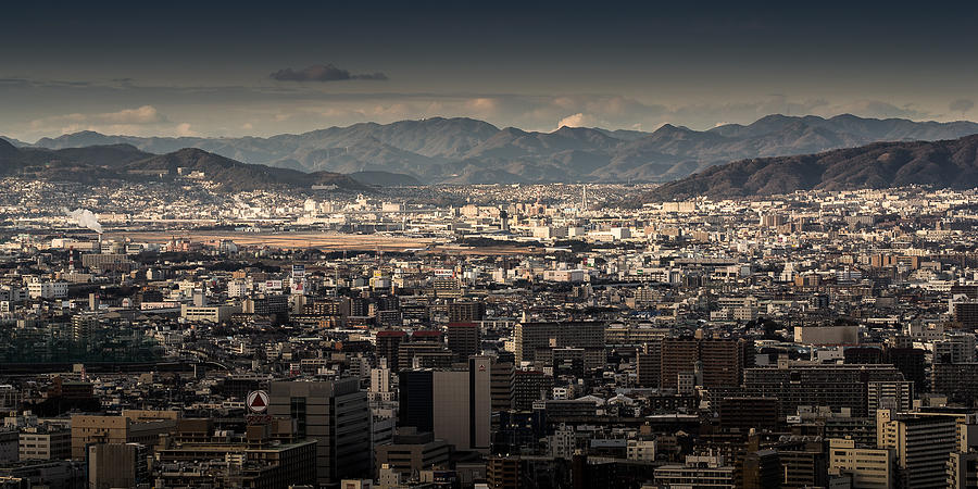 The density of Osaka city Photograph by Chanachai Panichpattanakij