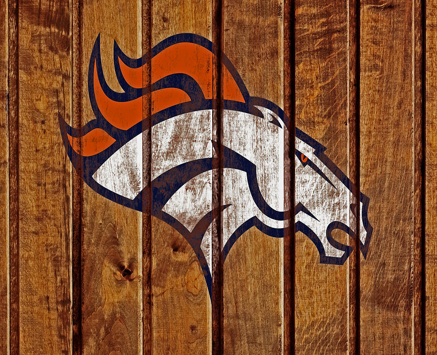 The Denver Broncos 1a Mixed Media by Brian Reaves