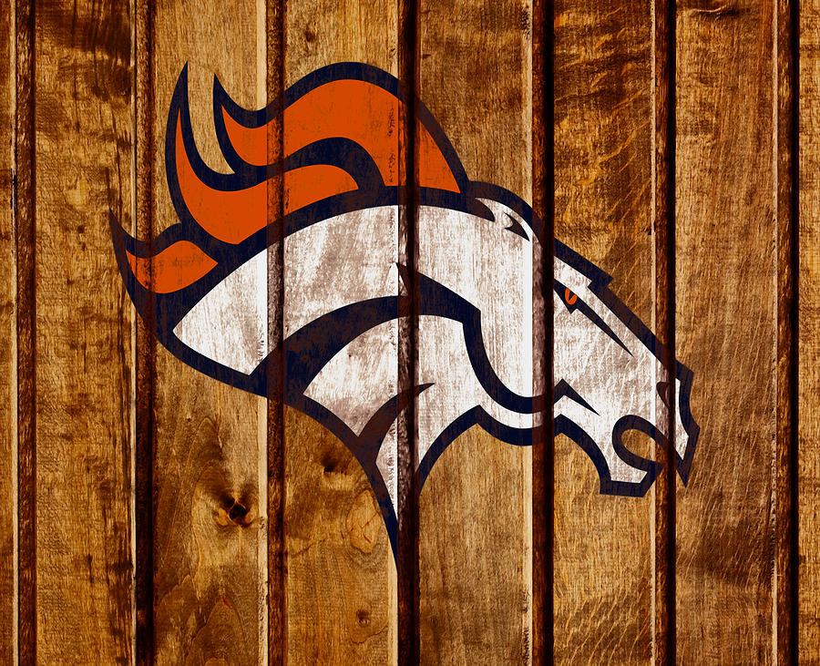 The Denver Broncos  Mixed Media by Brian Reaves