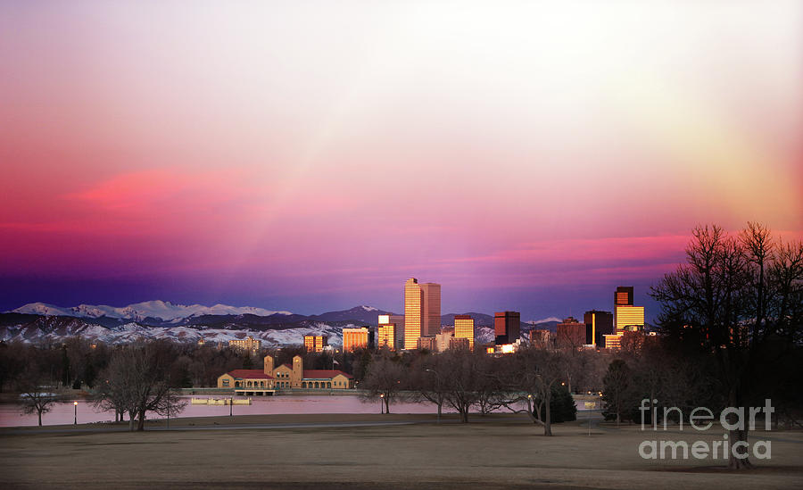 The Denver Skyline Photograph by Jennifer Camp