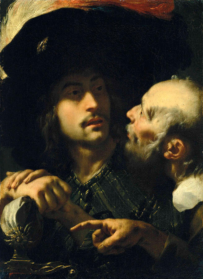 The Departure of the Prodigal Son  Painting by Francesco Cairo