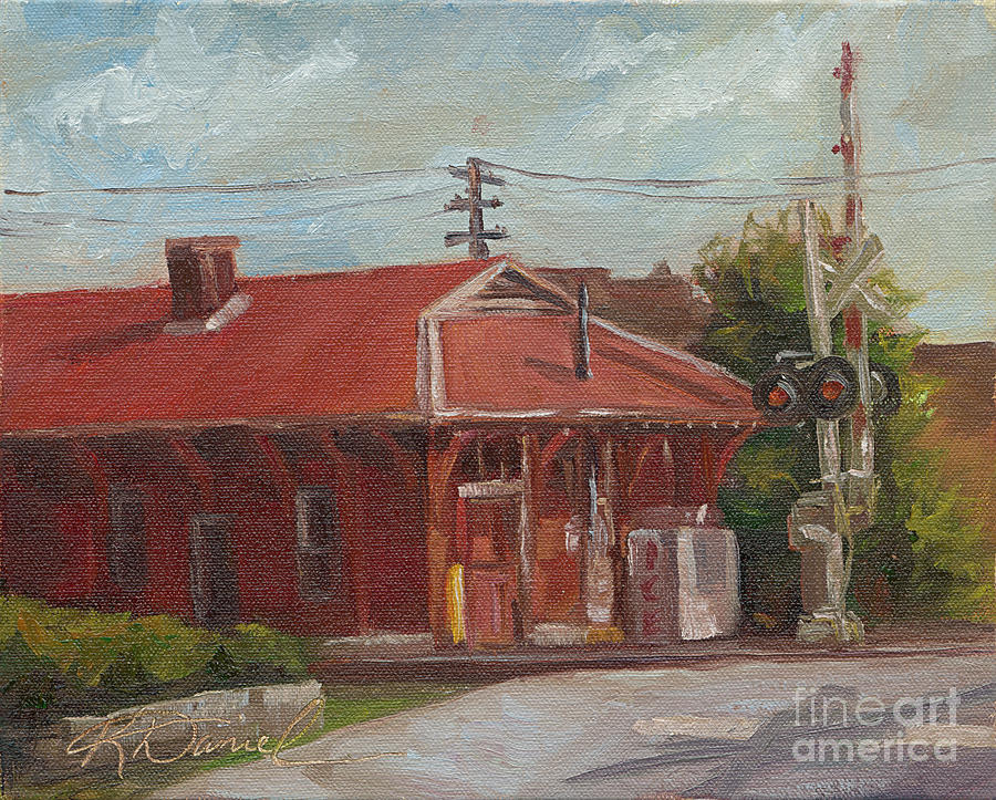 The Depot Painting by Kimberly Daniel