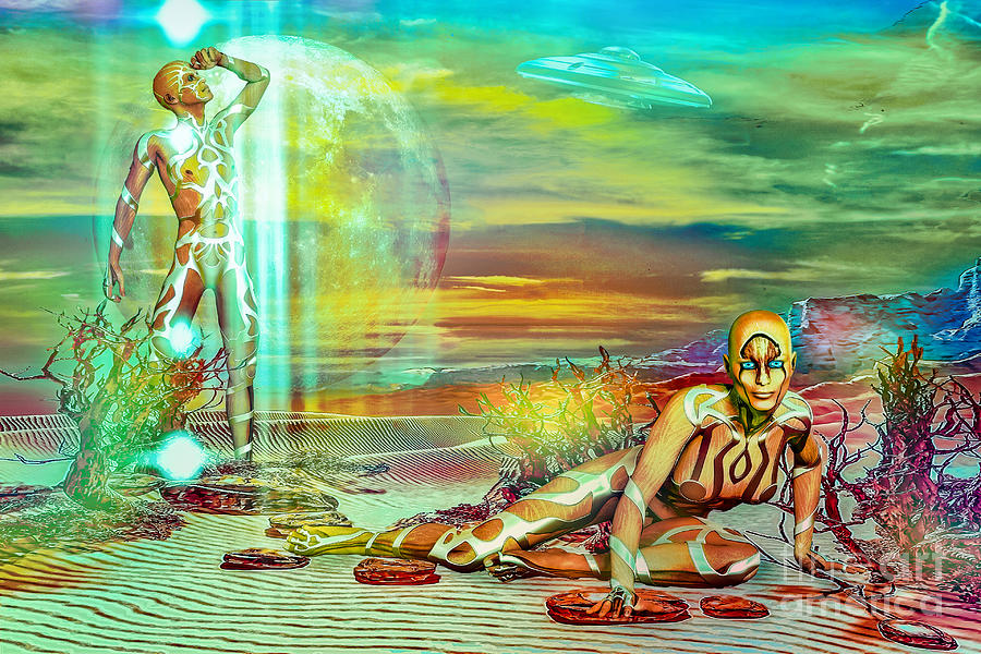 the DESERT vision ... x Digital Art by Shadowlea Is