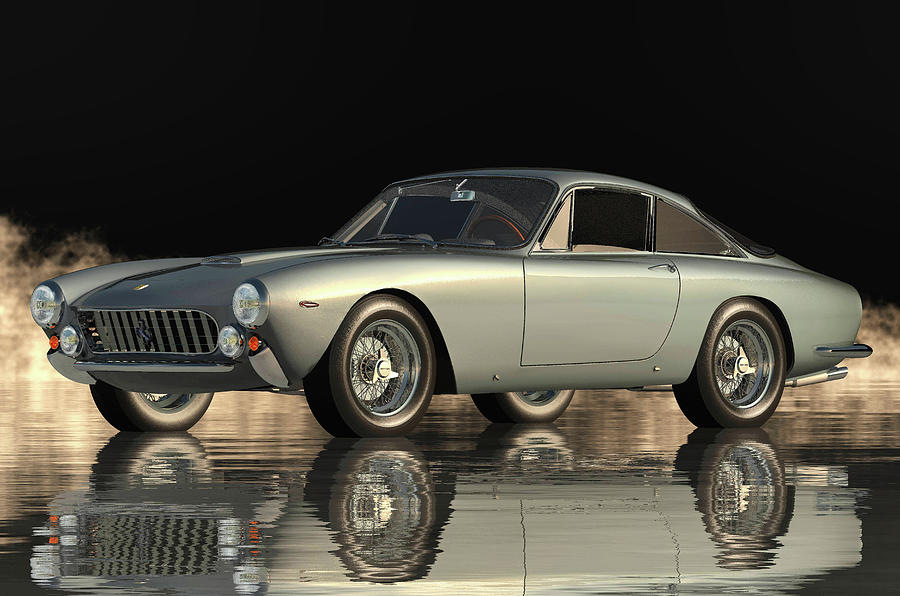 The Design Of The Ferrari 250 GT Lusso From Its Origins In 1963 Digital Art by Jan Keteleer