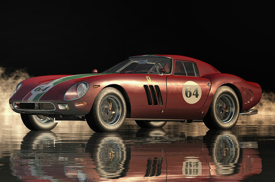 The Design Of The Ferrari 250 GTO From Pininfarina Digital Art by Jan Keteleer