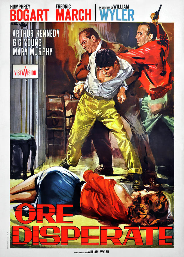 Vintage Mixed Media - The Desperate Hours - 1955 by Movie World Posters
