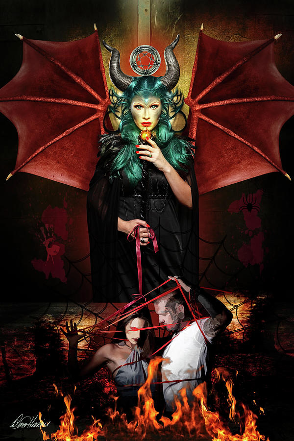 The Devil Digital Art by Diana Haronis