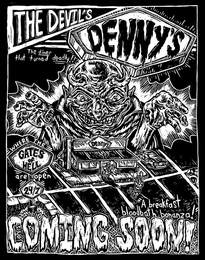 The Devil's Denny's Digital Art by Leonard Pabin