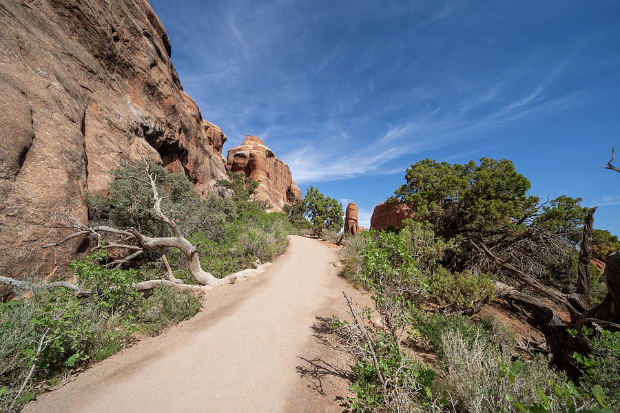 The Devils Garden trail in Arches National Park in Moab, Utah ...