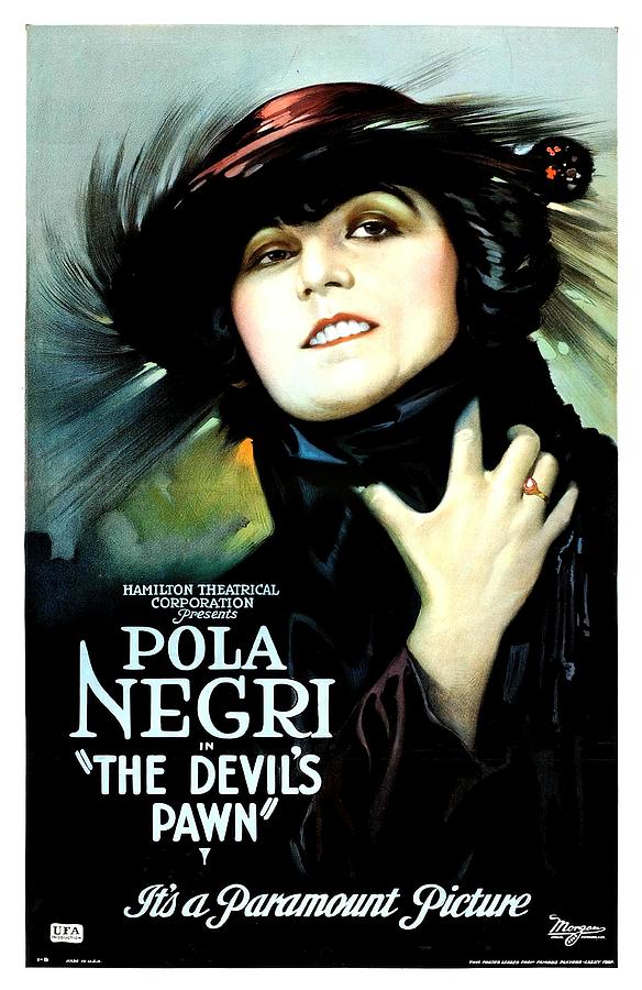 The Devils Pawn, 1918 Mixed Media by Movie World Posters