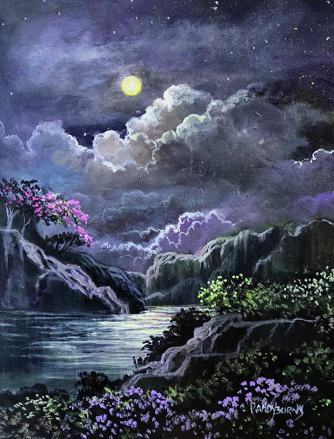 The Diaphanous Darkness Painting by Rand Burns