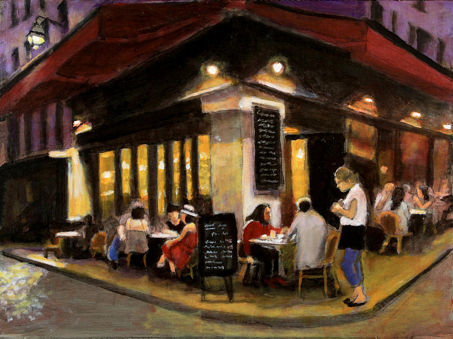 The Dinner Hour Painting by David Zimmerman