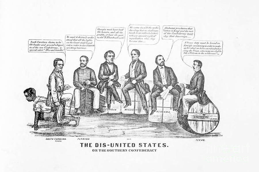 THE DIS-UNITED STATES v5 Photograph by Historic illustrations - Fine ...