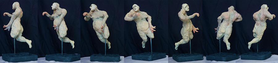 The Disabled Butoh Dancer Sculpture by Veronica Huacuja