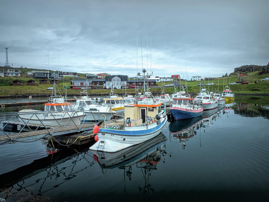 The Djupivogur Harbor Iceland Photograph by Kristia Adams