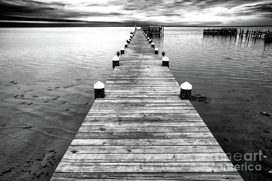 The Dock at Beach Haven New Jersey Photograph by John Rizzuto