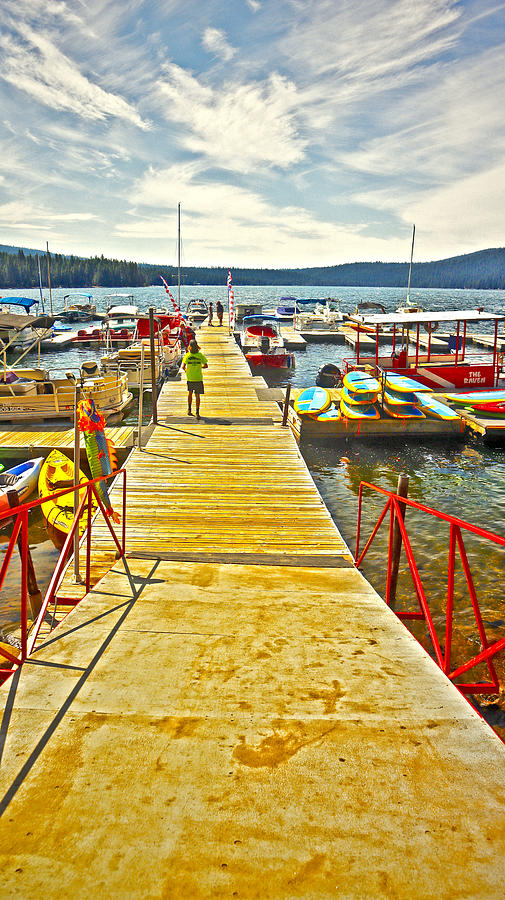 The Dock At Lake Of The Woods Photograph by Joyce Dickens