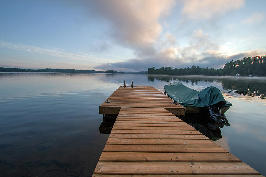 The Dock - Wollaston Lake - Ontario, Canada Photograph by Spencer Bush ...