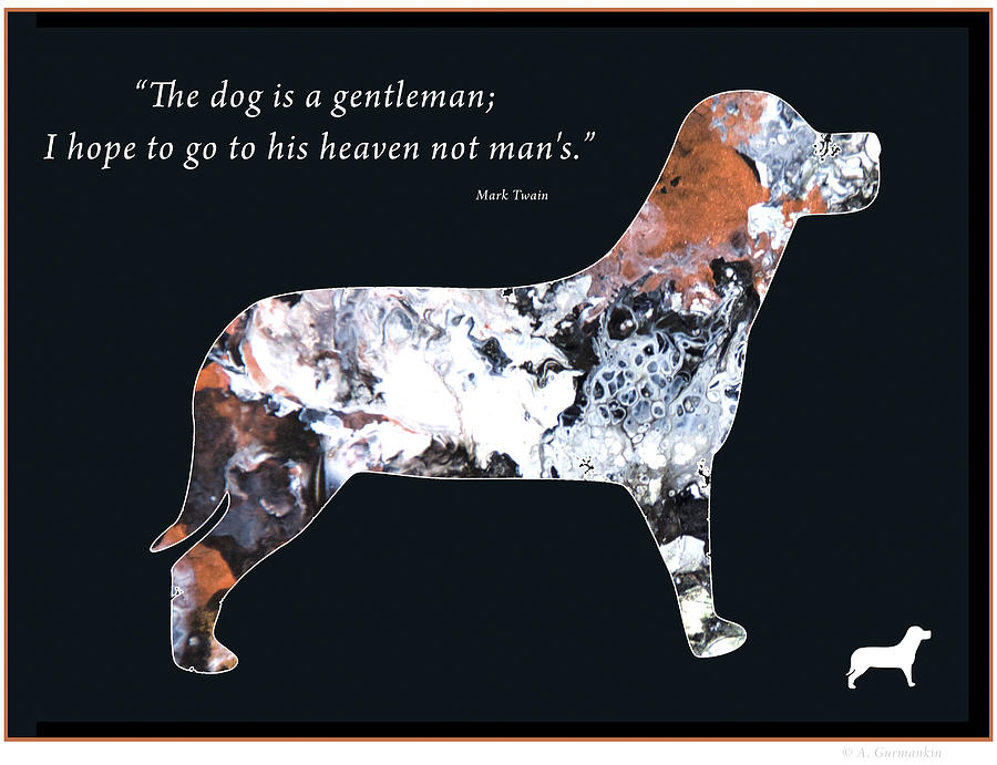The Dog Is A Gentleman Painting