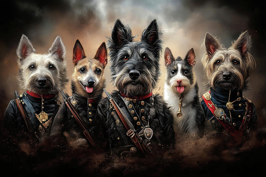 The Dogs of War Digital Art by JC Findley The Dogs of War Digital Art by JC Findley