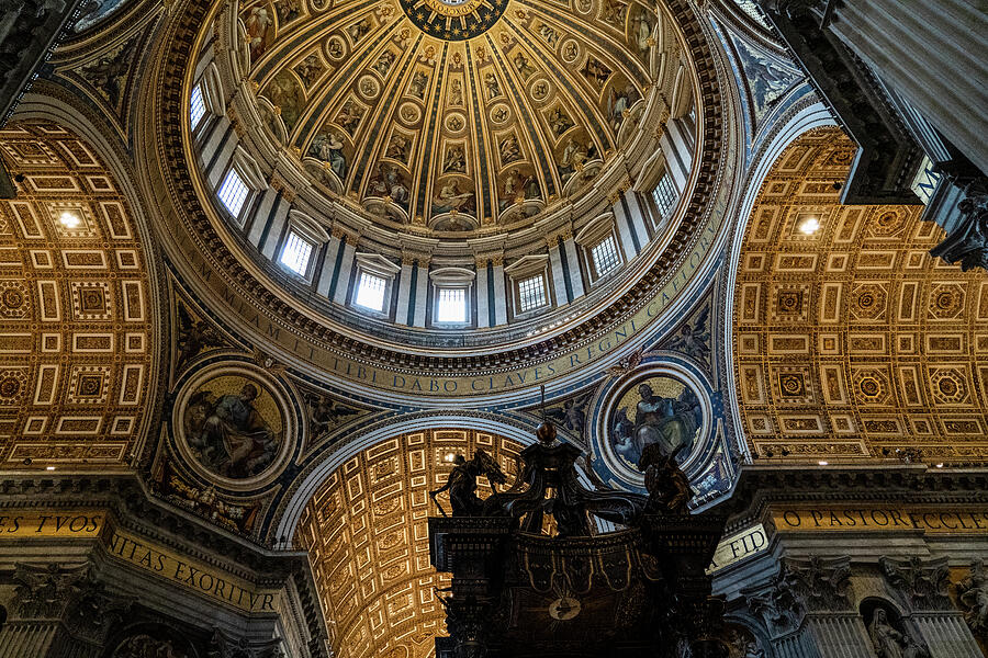 The Dome Mosaics, Ceiling of St Peter's Basilica Vatican City 8 ...