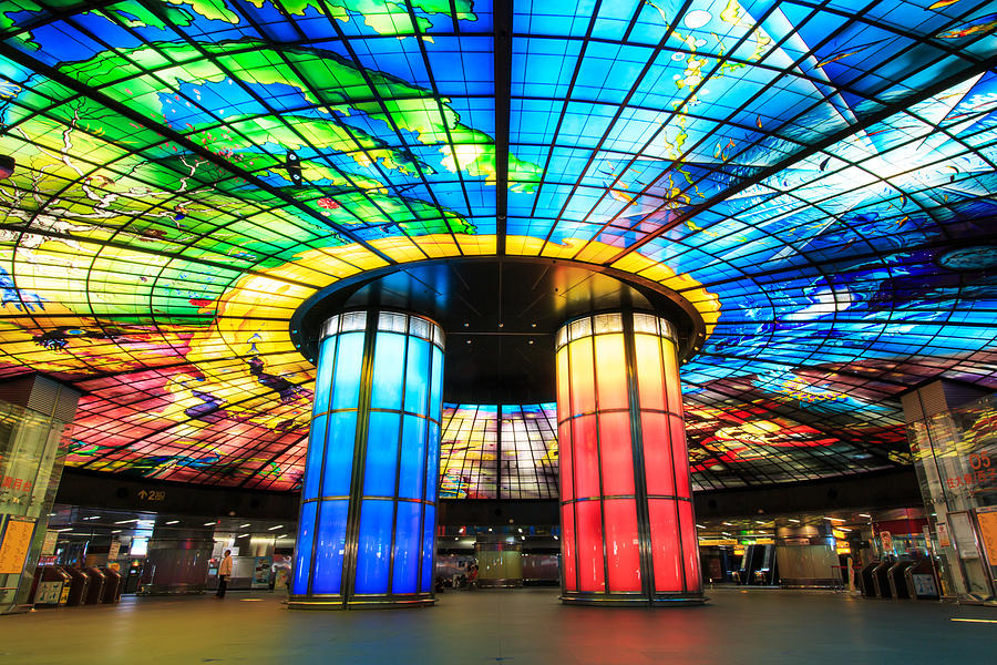The Dome of Light at Formosa Boulevard Station Photograph by Fabio Nodari
