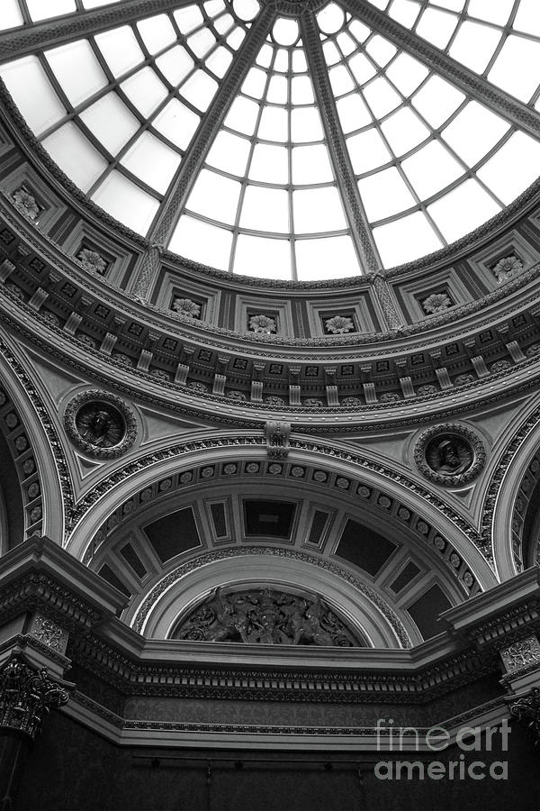 Architecture Photograph - The Dome of the National Gallery London  by Doc Braham