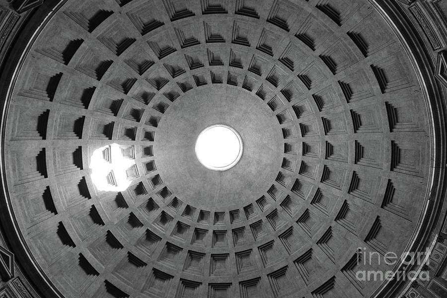 The Dome of the Pantheon  0974 Photograph by Jack Schultz