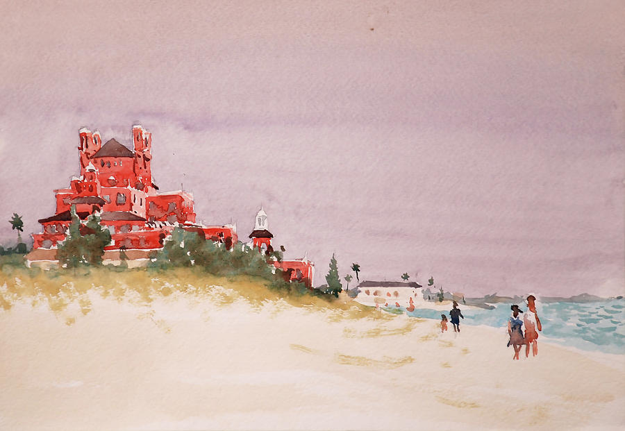 The Don CeSar Painting by Tesh Parekh