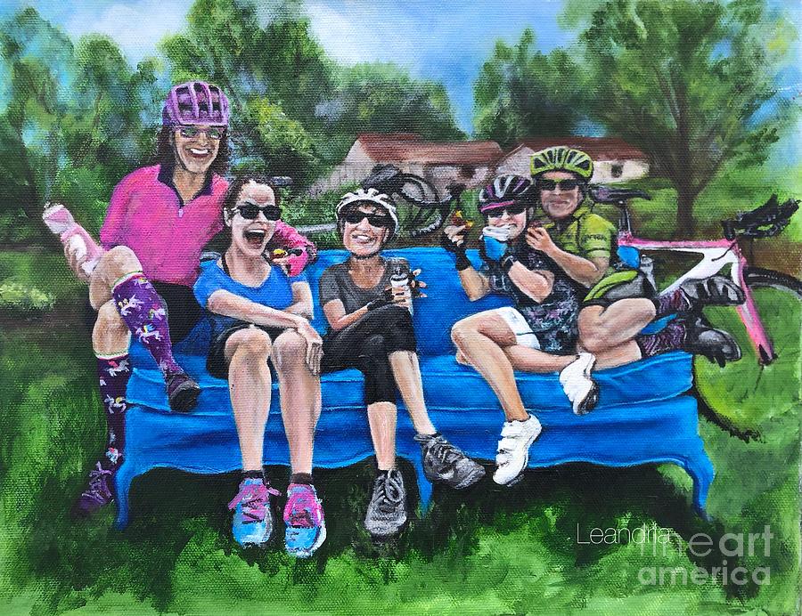 The Donut Ride Painting by Leandria Goodman