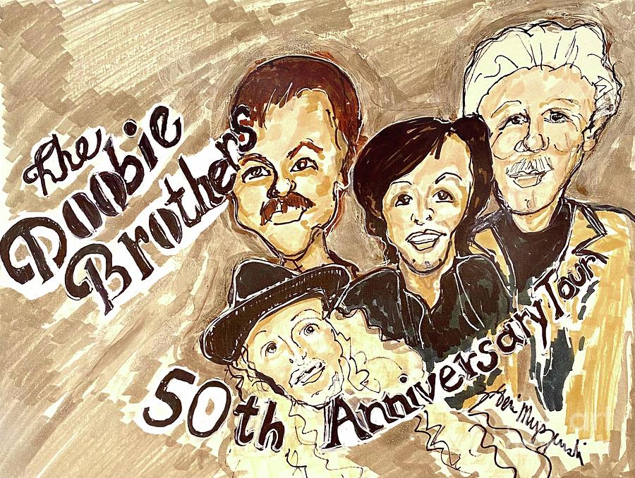 The Doobie Brothers 50th Anniversary Tour Mixed Media By Geraldine ...