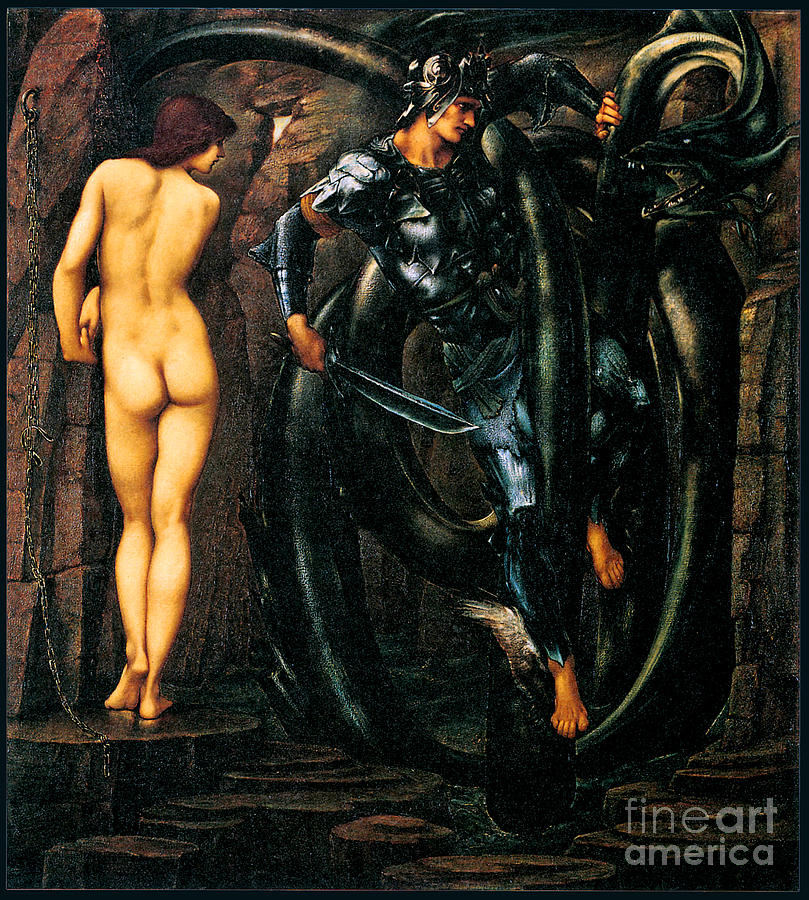 The Doom Fulfilled 1885  Painting by Sir Edward Coley Burne Jones