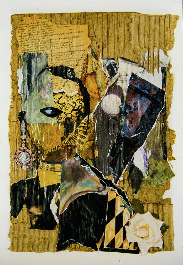 The Door - Escaped series, #V Mixed Media by Morri Sims The Door - Escaped series, #V Mixed Media by Morri Sims