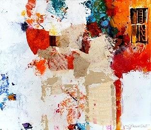 Mixed Media Collage Mixed Media - The Door by Jo Ann Brown-Scott Mixed Media Collage Mixed Media - The Door by Jo Ann Brown-Scott
