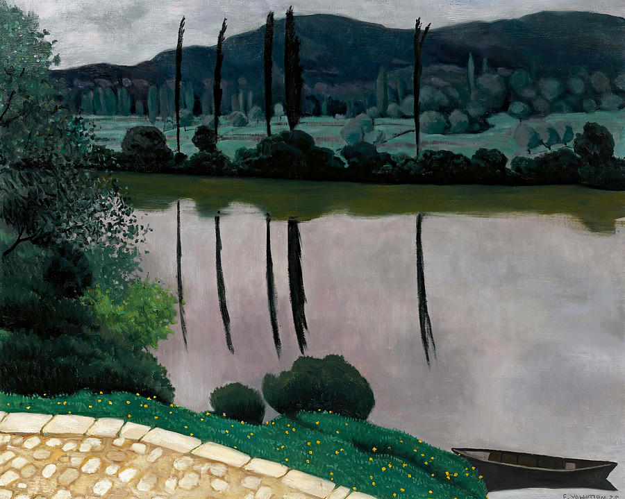 The Dordogne in Vitra Painting by Felix Vallotton